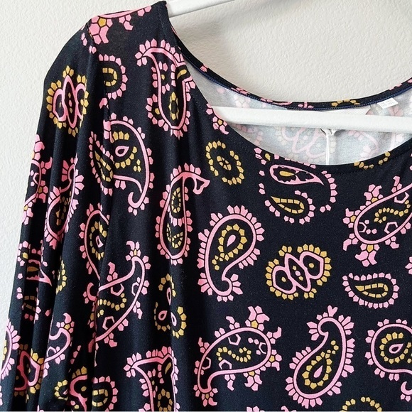 Boden NEW Women’s Evelyn Jersey Midi Dress Azalea Intricate Paisley Black 10L - Picture 7 of 16